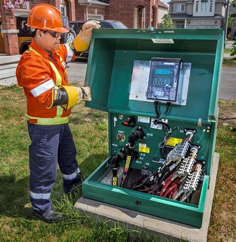 green metal box in my development|green metal box padmount transformer.